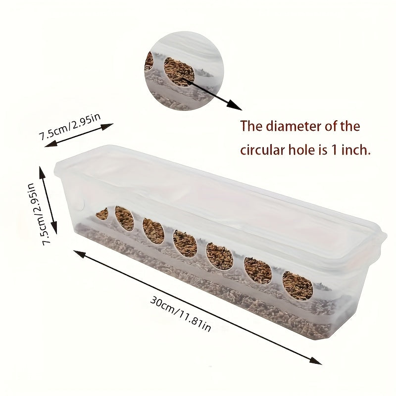 Large Capacity Chicken Feeder And Water Dispenser Wall Mount