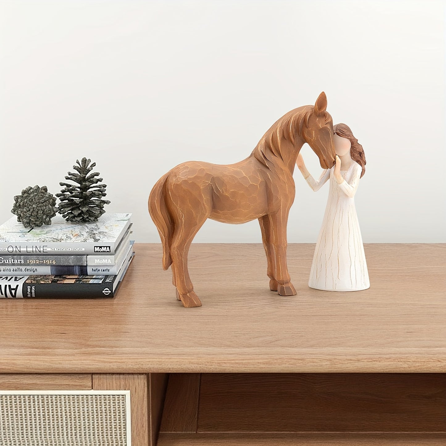 Horse Gifts For Girls Women Hand Painted Cowgirl Figurine