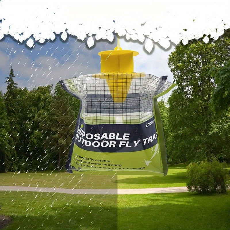 Four Pack Hanging Fly Traps for Horse Stables and Barns