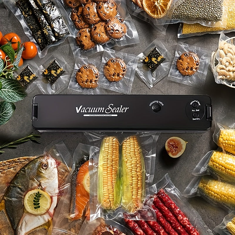 2 In 1 Vacuum Sealer With 50 Bags For Fresh Food Storage