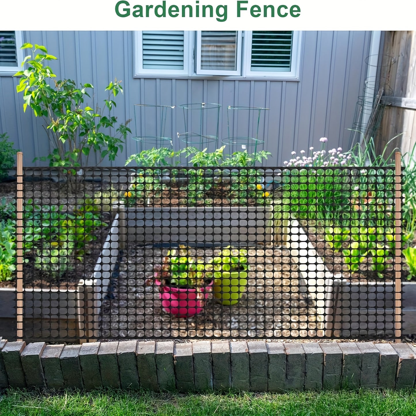 Orange Plastic Mesh Fence 4x100 Barrier Netting With Ties