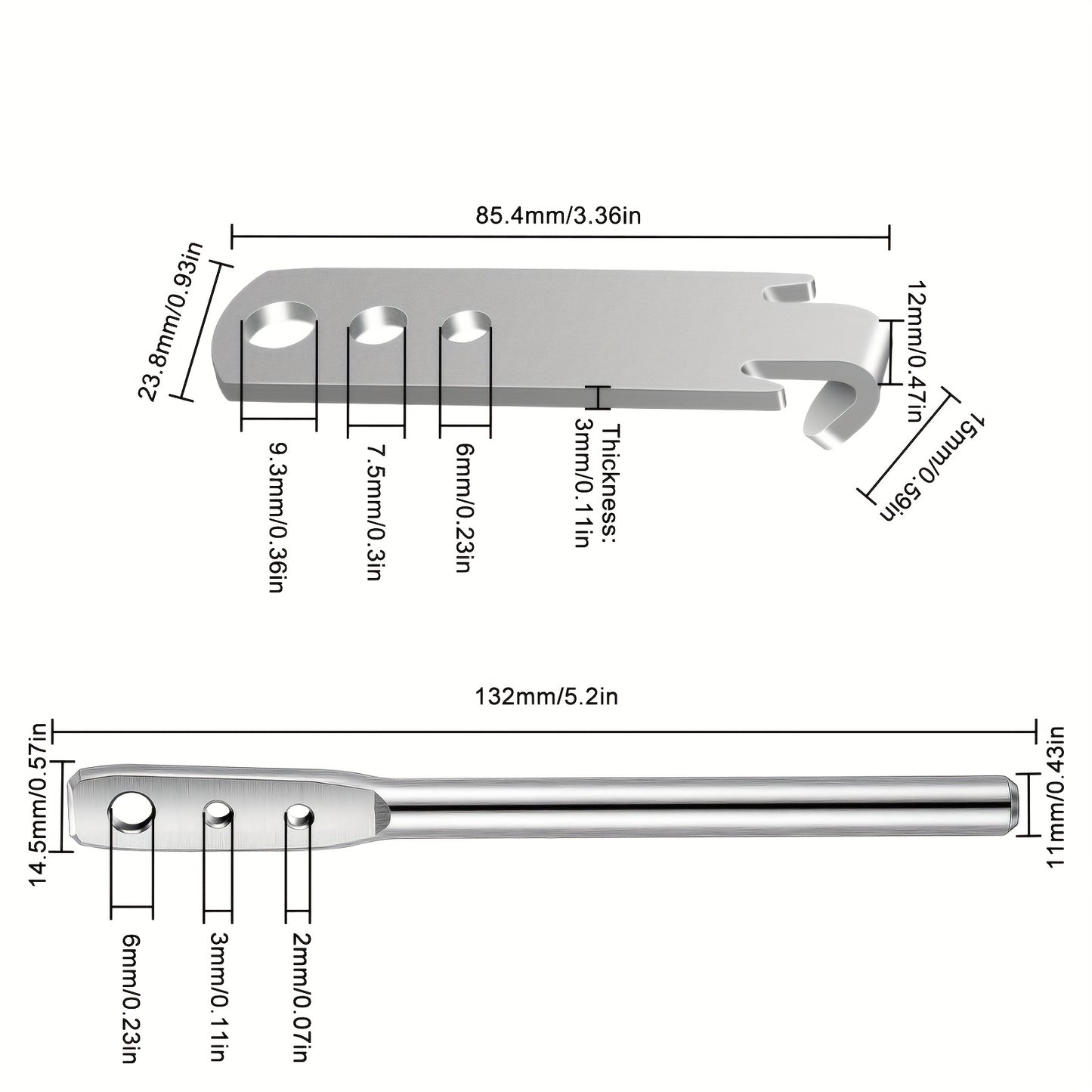 4pcs Fence Wire Twist Tool