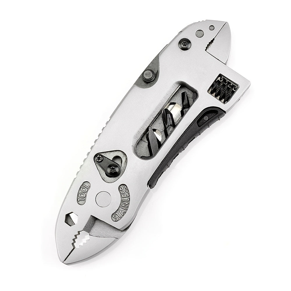 6 In 1 Portable Multitool Wrench Pliers With Bits And Saw