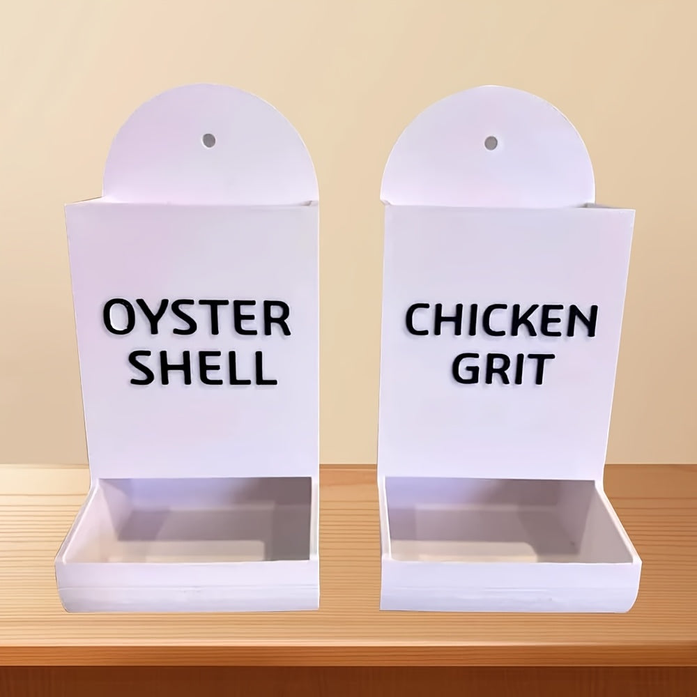 Hanging Oyster Shell Feeder for Chickens Durable Easy Fill