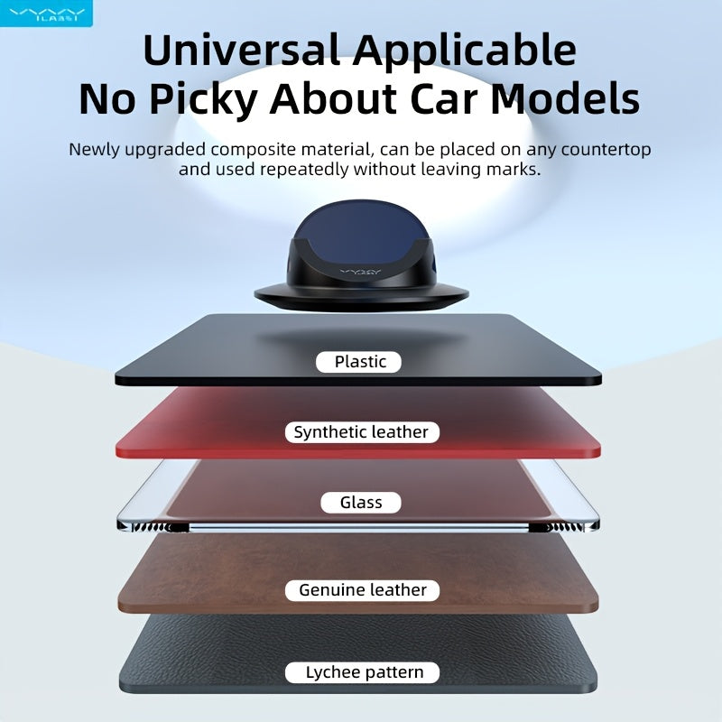 360 Degree Car Phone Holder With Suction Mount For Dash