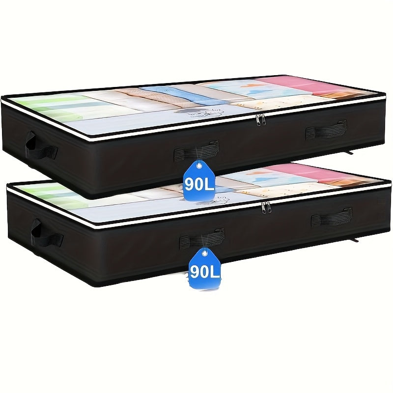 Extra Large Clothes Storage Bags Clear Window And Handles